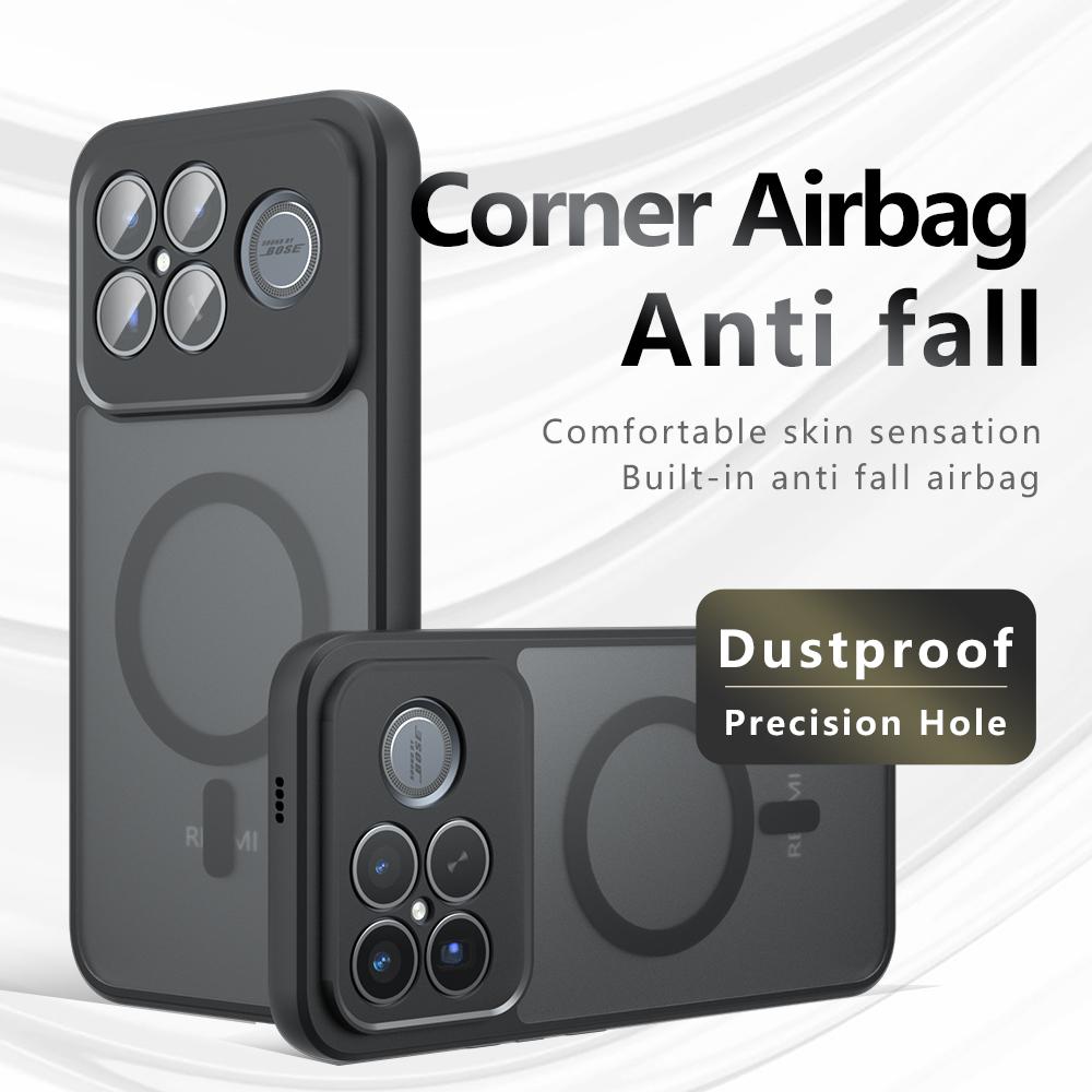 Case for Magsafe Magnetic Wireless Charging Hard Matte Shockproof Cover For Xiaomi Redmi K90 Pro Max