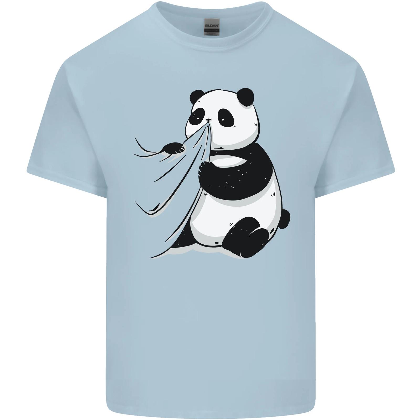 A Funny Panda Bear Kids T-Shirt Boys Girls S