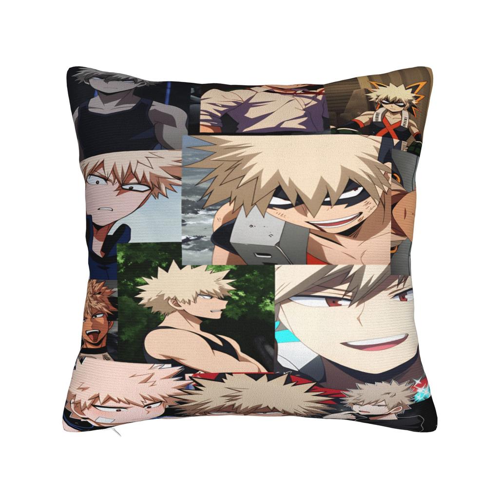Anime-Kissenbezug K-Katsuki B-Bakugo Modischer Kissenbezug für Couch, Sofa, Schlafzimmer