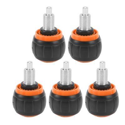 5PCS Pull Pin Spring Knob Iron Plastic Universal Exercise Bike Adjustment Knob Replacement Parts for Fitness Equipment