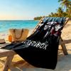 Incredibox Customize Text Beach Towel Soft Durable Quick-Dry For Beach Bathroom Outdoor Swimming Pool Camping Picnic Yoga Diving Vacation Accessories