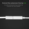 Earphone Extension Cable Signal Transfer Plug Stereo Audio Play 3.5mm Male to Female