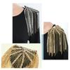 Glistening Tassel Epaulet with Fringe Metal Shoulder Cloth Alloy for Men /Women Gift for Suits Evning Dress Women Gift