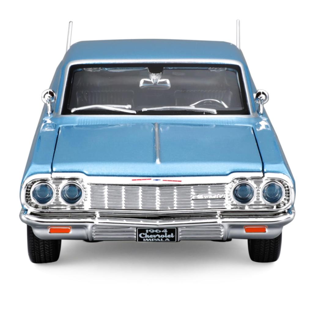 Maisto 1/24 scale diecast model of the 1964 Chevrolet Impala in Blue (32908)