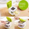 2In1 Mini Garlic Press Chopper Manual Garlic Mincer Slicers Grater With Storage Box Kitchen Fruit Vegetable Toolsols