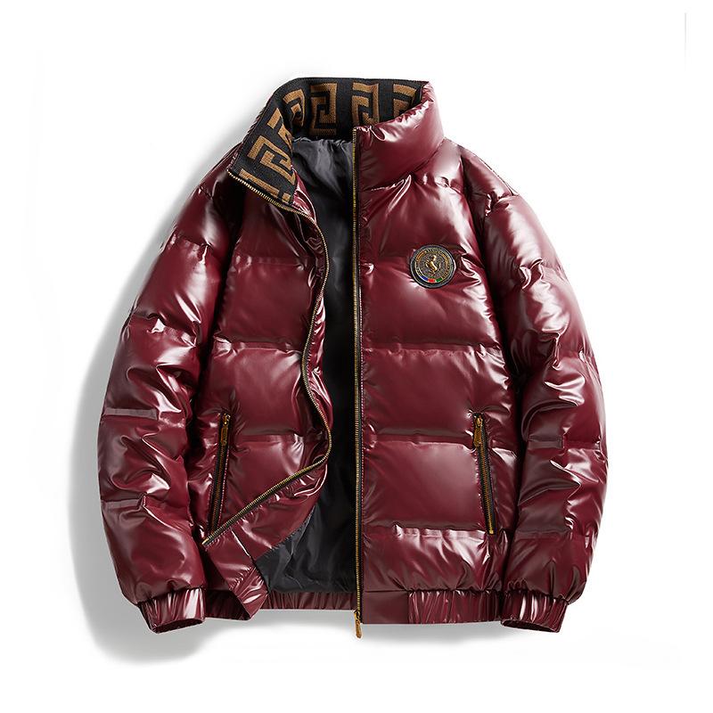 

Новая зимняя пуховая куртка Мужская модная повседневная пуховая куртка со стойкой воротником Национальный стандарт 50% утиный пух Парный стиль 4XL