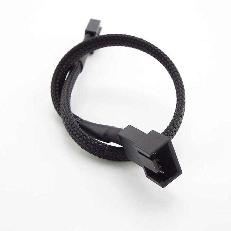 PWM Splitter 1/2/3pin 4pin Adapter Cable CPU Fan Splitter PC Extension Power Cable 1 To 1/2/3/4 Ways Cord
