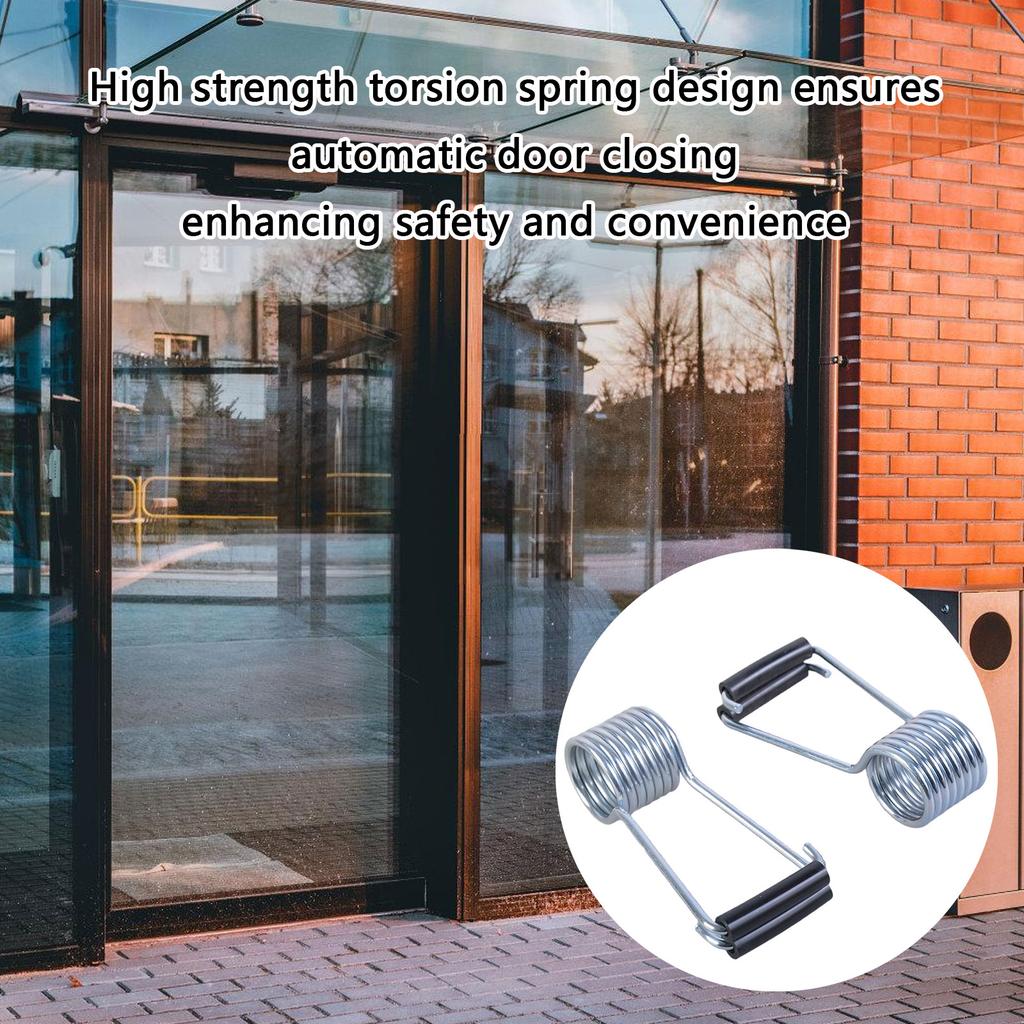 6Pcs Heavy Duty Torsion Spring Butterfly Spring Door Closer Hinge Pin Self Closing Door Closer To Keep Door Open
