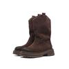 Fashion Autumn Winter 2024 Hot Sale New Women's Ankle Boots Fashion Round Toe Wear Resistant Shoes for Women Zapatos Para Mujeres