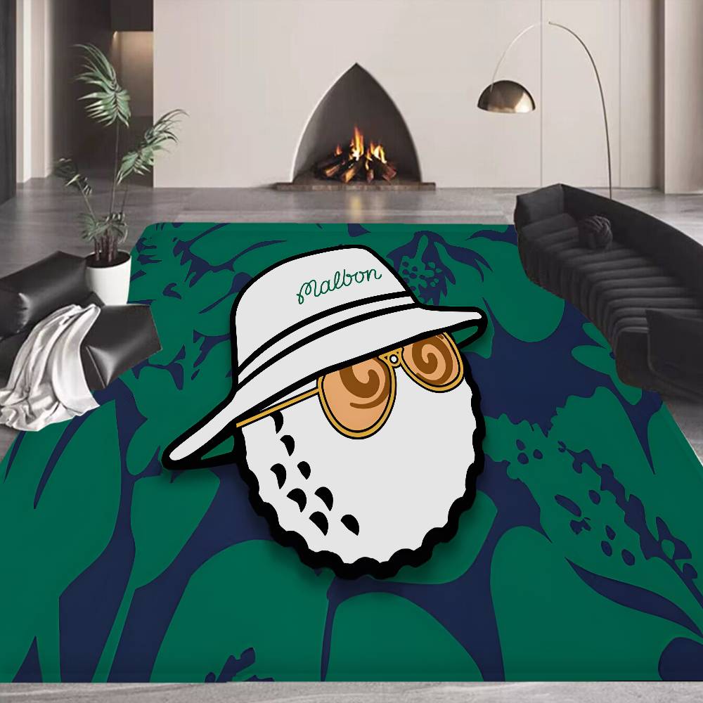 Fashion M-Malbon G-Golf Floor Mat INS Style Soft Bedroom Floor House Laundry Room Mat Anti-skid Household Carpets