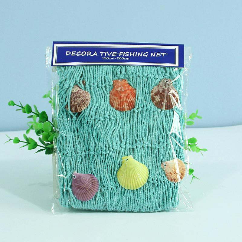 

Рыболовная сеть в средиземноморском стиле, толстая веревка, декоративная сеть, фон для стены, пеньковая веревка, рыба