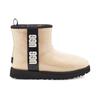 Nye UGG Classic Clear Mini Støvletter Natur Svart Dame 1113190-NBLC