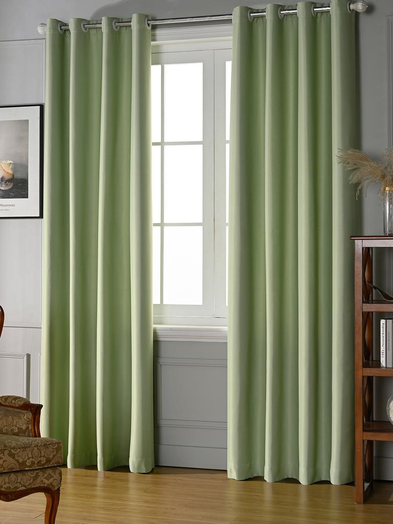 80% Blackout Curtins For Livingroom Bedroom Curtain Full Light Blocking Drapes With Black Backing Thermal Insulated High Shading
