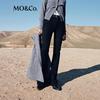 MO&Co. High-Waist Flared Black Wash Jeans