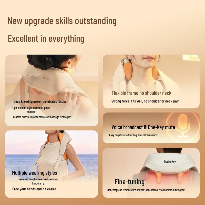 Breo Neck S Lite Shoulder and Neck Massager CN Plug (adapter Included)