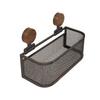 Practical Iron Bathroom Shelves Wall Mounted Large Capacity Shampoo Storage Rack Punch Free Detachable Makeup Organizer Kitchen