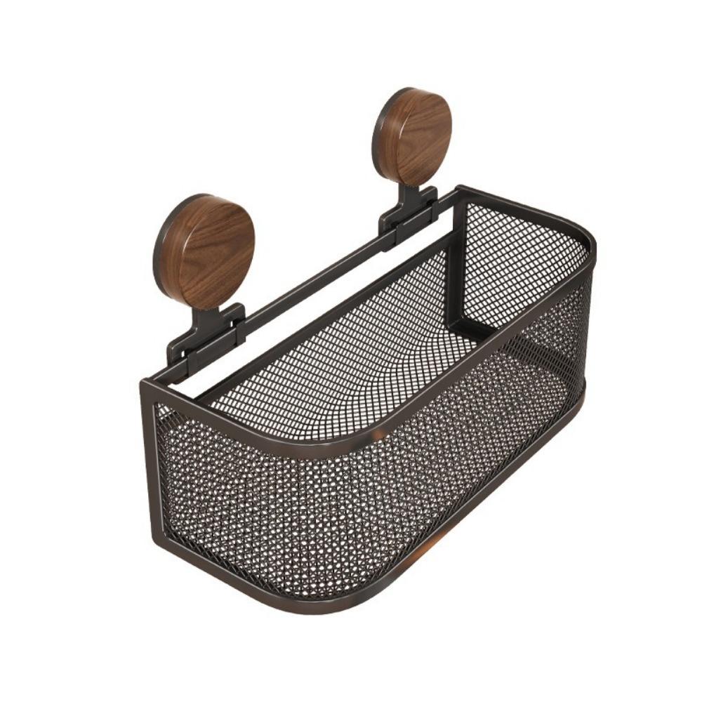 

Punch Free Bathroom Hanging Basket Iron Shampoo Storage Rack Practical Makeup Organizer Bathroom M