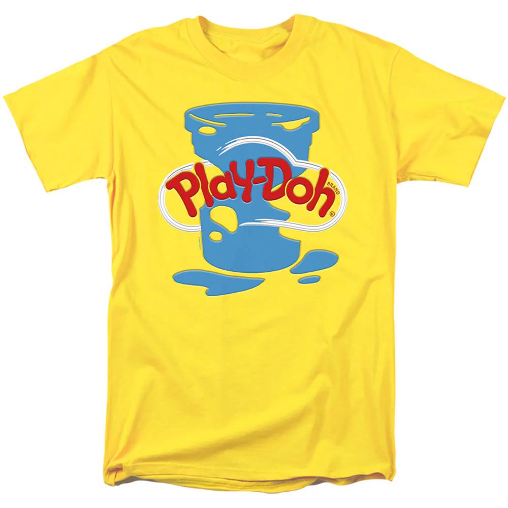 

Play Doh Play Doh Inverted Messy Mens T Shirt Yellow Officially Licensed S