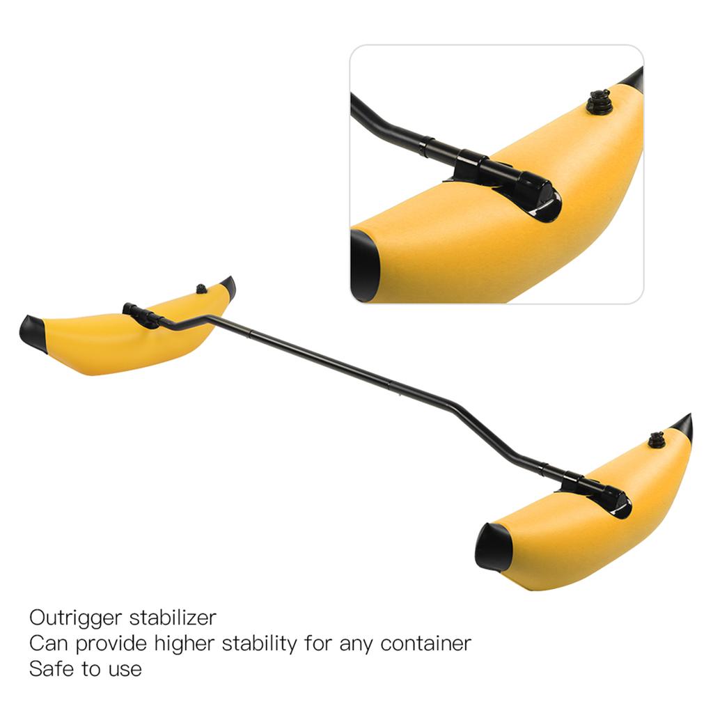 Inflatable Kayak Stabilizers PVC Canoe Outboard Bracket Kit Floating Balance Marine Accessories Kayak Stabilizers
