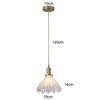 Modern Glass Pendant Light Dining Room Retro Chandelier Creative Hanging Light Transparent Lampshade For Restaurant Lamp Ceiling