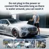 Portable Cordless Pressure Washer High Pressure Car Washer Gun Rechargeable Lithium Battery Mini Foldable 5-in-1 Nozzle