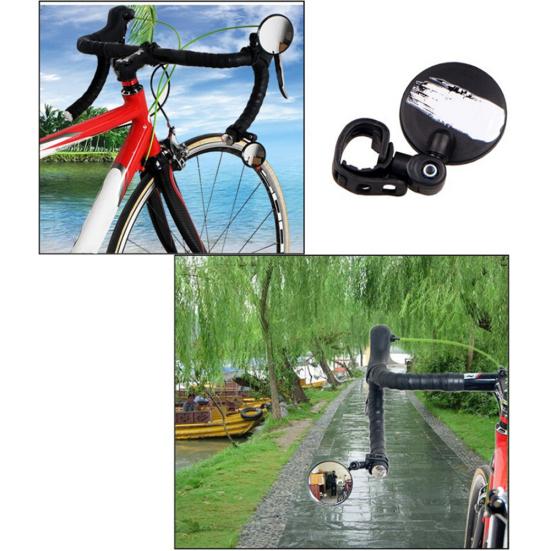 Fahrrad Fahrrad Universal Lenker 360 Grad Drehbar Weitwinkel Rückspiegel