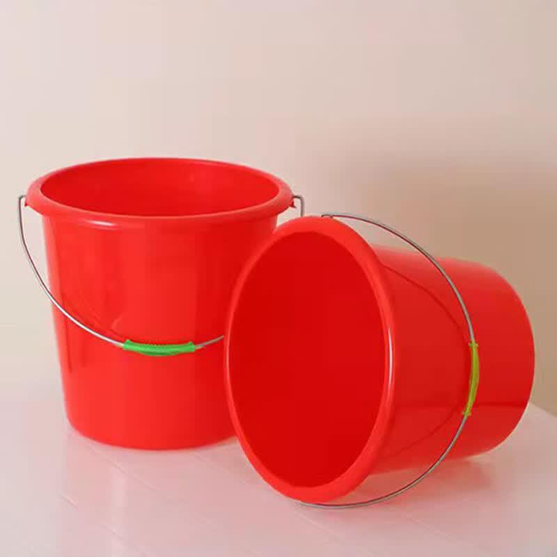 Portable 15L Thickened Plastic Water Bucket