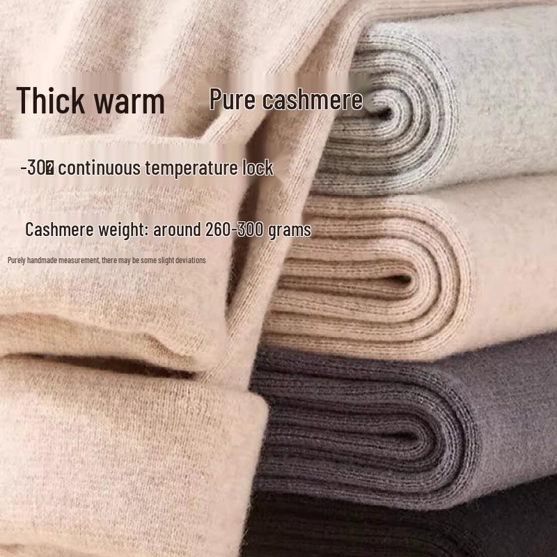 Women's Winter 100% Pure Cashmere Thick Leggings