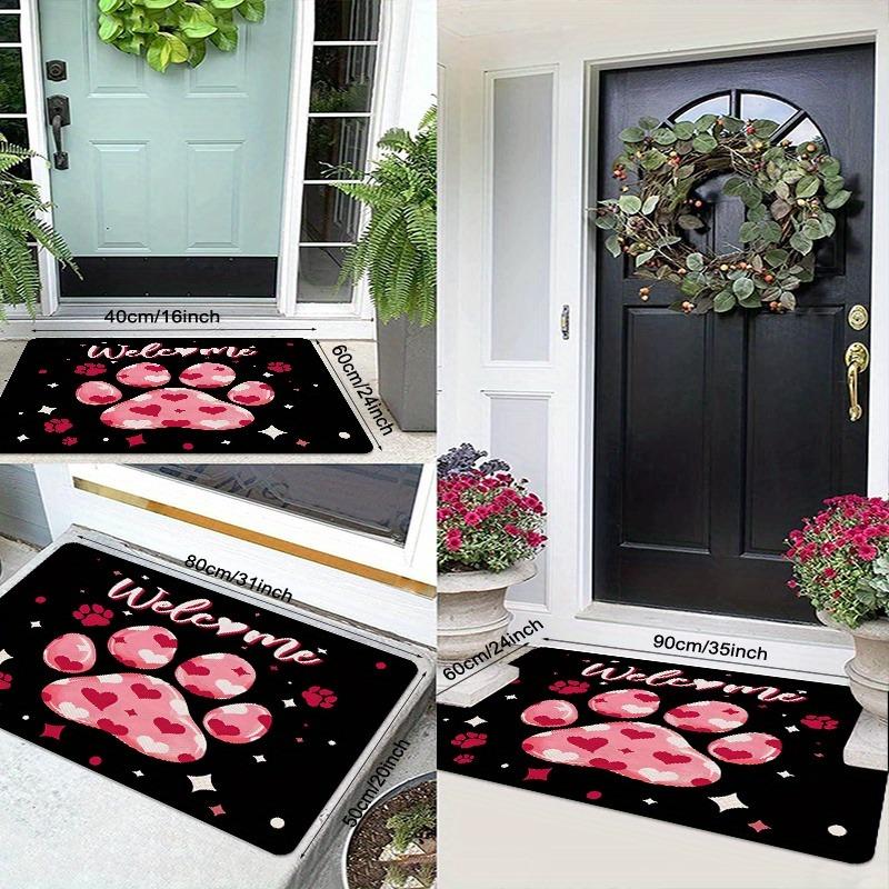 1PC WELCOME Charactor Door Mats Kitchen Rugs Non-Slip Pop Design Living Room Rugs Bath Mat Carpet for Home Sink Laundry Decor