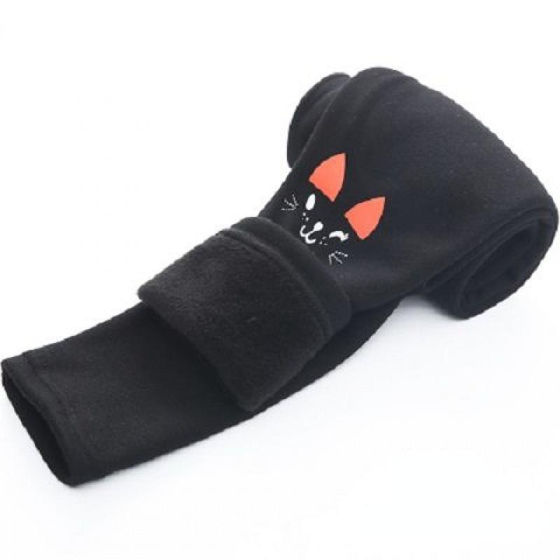 Jenter Tegneserie Tettsittende Underdelsbukser Høst og Vinter Fortykning Tykk Tynn Fløyel Varm Baby Barnebukser Stretch Yttertøy Bukser