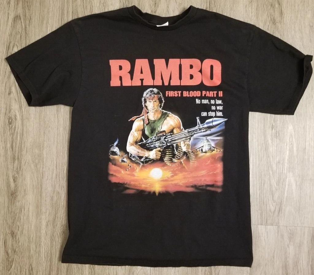 Classic Film and Television Works Retro Short-sleeved Fashion Printed Casual Loose T-shirt Street Wear Sports Cotton Top Unisex