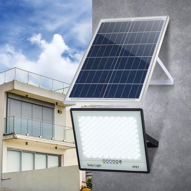 High-Power Solar Outdoor Floodlight