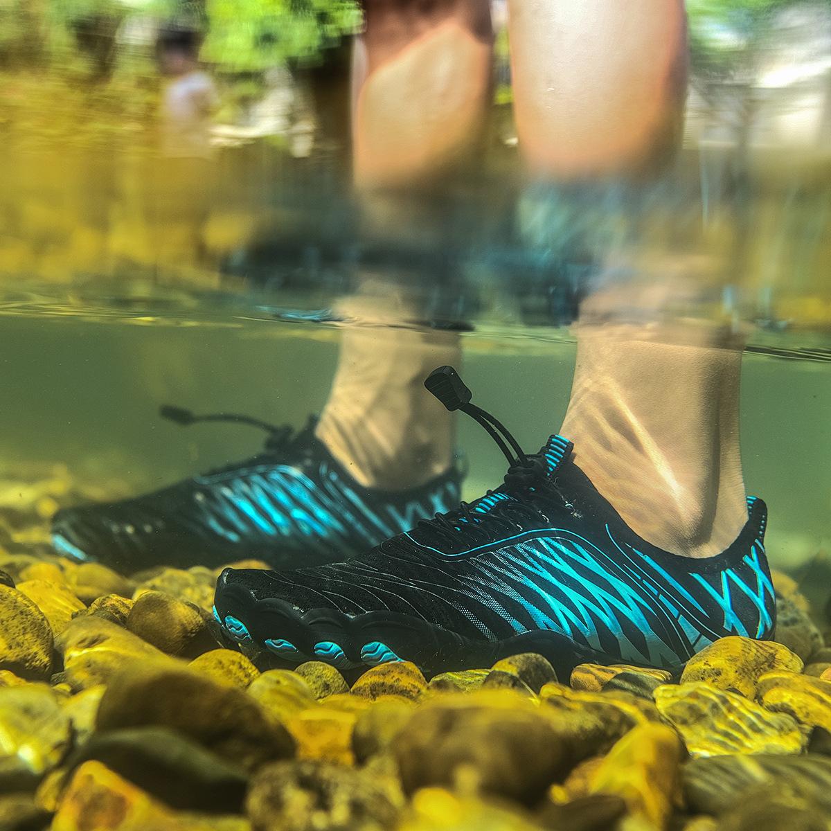 

Five-finger shoes Creek shoes Beach wading shoes Barefoot diving water skiing shoes Swimming shoes Indoor fitness soft-soled shoes 48 сірий колір