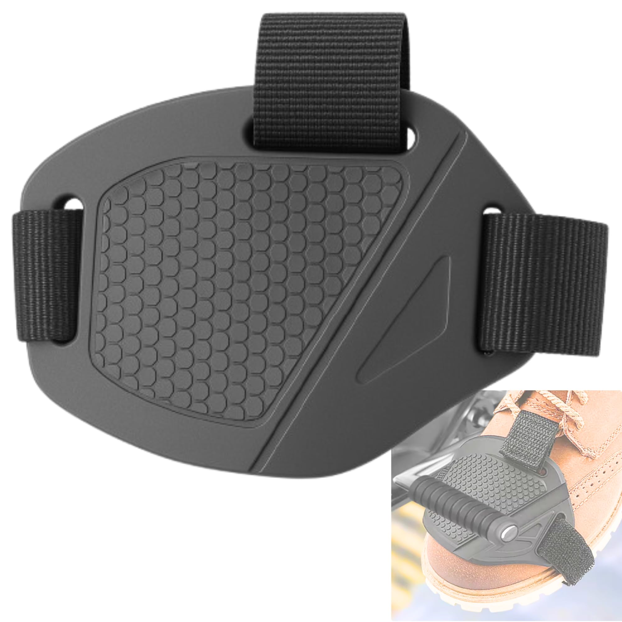 

Мотоциклетная лапка переключения передач Универсальная защита рычага переключения передач Защита ботинка обуви от грязи Ударопрочная резина чёрный