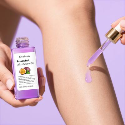 Passion Fruit Shaving Oil Prevent Ingrown Hair Removal Sensitive Skin Barrier Repair Eliminates Body Hair Care After Shave Oil