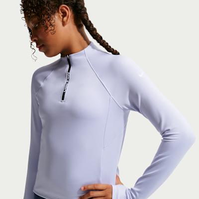 Nike Kids T Shirts Stand Collar Moderate M