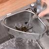 Stainless Steel Sink Drain Basket Household Kitchen Leftover Sink Strainer Sink Filter