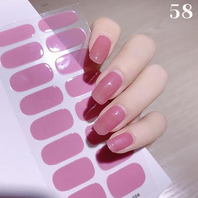Nagų lipdukai rudens ir žiemos vienspalviai nagų lipdukai Paprasti vandeniui atsparūs nagų lipdukai visos spalvos Nailart lipdukai