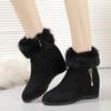 Winter new rhinestone velvet warm large size snow boots women's fluffy mouth old mother cotton boots
