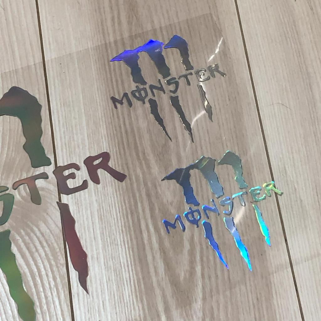 Monster Cutting Stickers 1 Large Sheet (7.5 inches x 7.5 inches (190 mm) x
