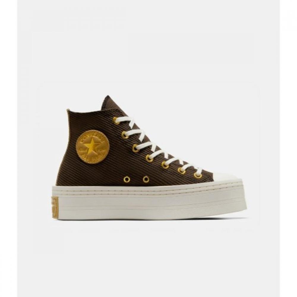 Converse Chuck Taylor All Star Modern Lift Платформа Вельвет Fresh Brew A07203c 230