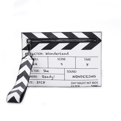 

Funny Movie Prop Design Women Shouler Bags Design Letters Clutch Bag Cute Pu Leather Crossbody Messenger Bag Lady Small Purses