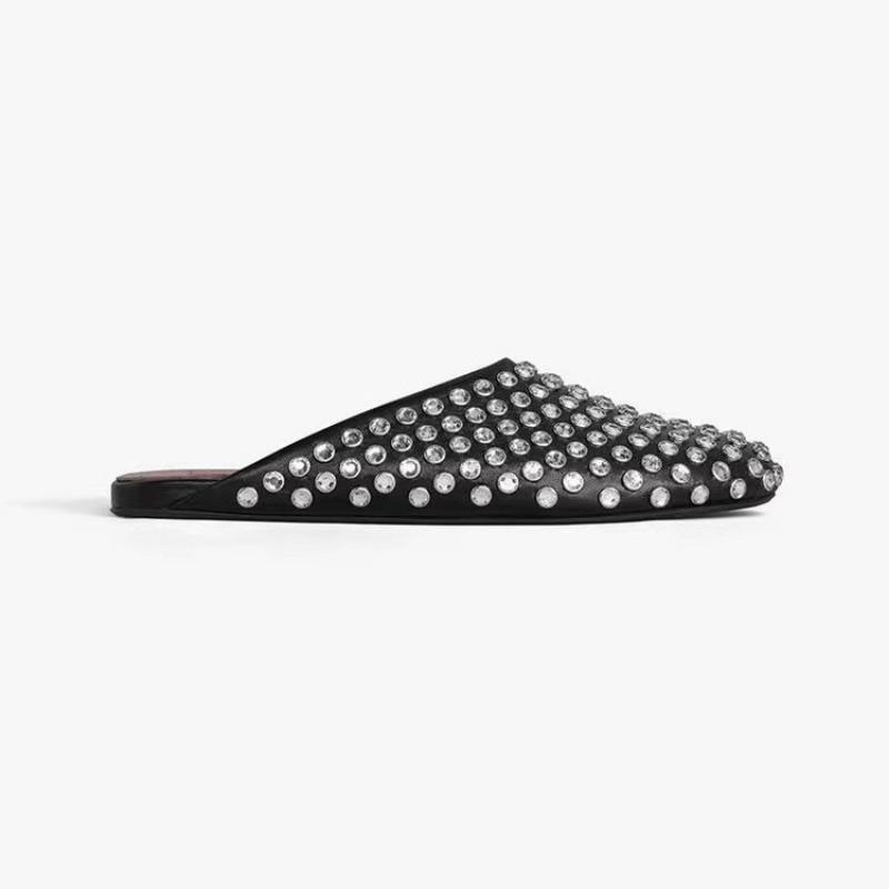 New Women's Shoes with Riveted Toe Slippers
