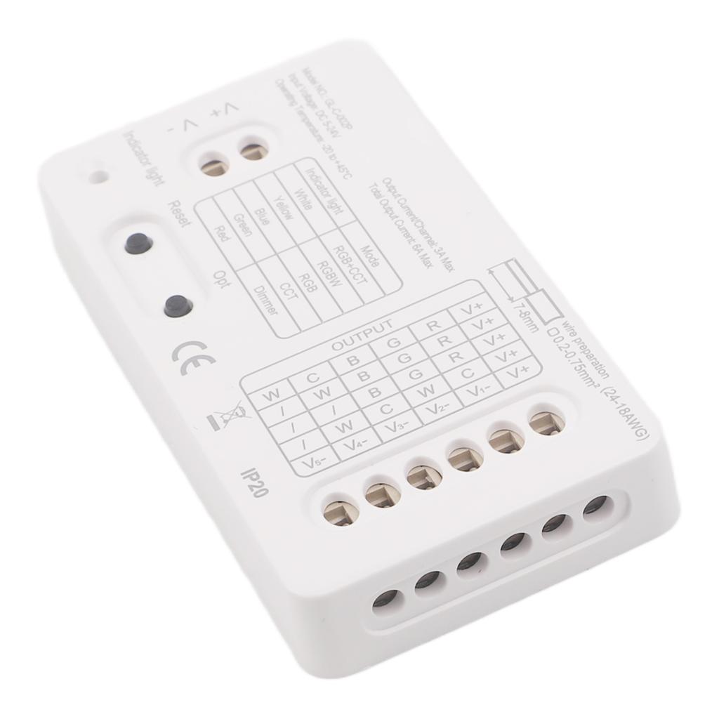 For ZigBee 3.0 LED Strip Controller 5 in 1 for RGBW CCT and Dimmer with For PWM Dimming and 5 24V Voltage Support