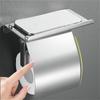 Papiertuchhalter Edelstahl Toilettenpapierhalter Badezimmerregal Toilettenzubehör Küche Wandhängend Toilettenpapierrollenhalter