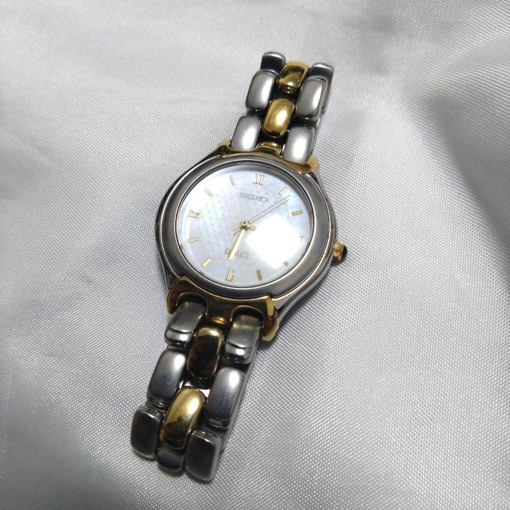 [USED] Extremely rare SEIKO DOLCE shell dial with Roman numerals