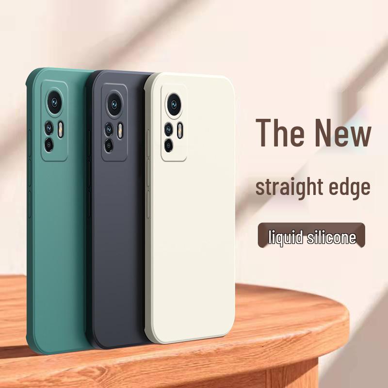 Xiaomi 12/12x Ultra-Thin Liquid Silicone Case: Full Coverage, Drop-Proof, Heat Dissipation.