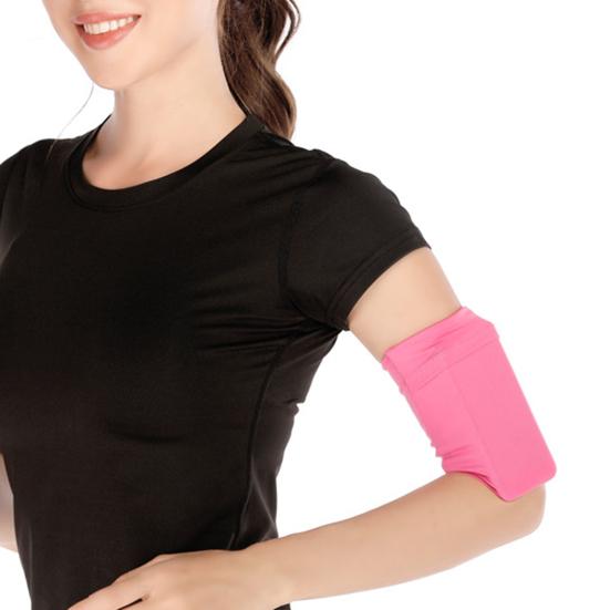 Pratica borsa da polso da corsa antiscivolo in puro colore resistente all'usura