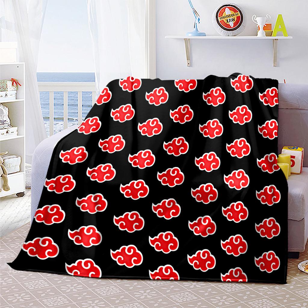 Japanese Anime Cartoon NARUTO Famous Uzumaki Naruto Blanket Soft Home Furnishing Nap Decoration Four Seasons Warm Sherpa Blanket B9