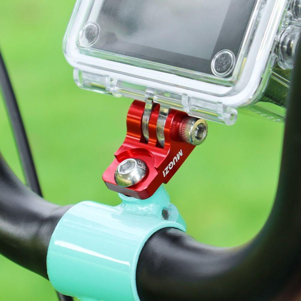 Modifikation Lampenfuß Klemme Schwarz Rot Gold Silber Fahrrad Kamera Halterung MTB Zubehör